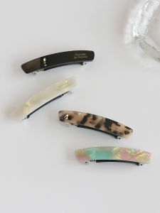 Simple Acetate Feeling Spring Clip Hair Accessories Gentle Versatile Barrettes Hair Grips Korean Style Fashion Hairpins