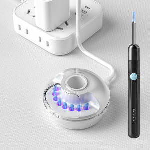 4.2mm WiFi Endoscope Ear Picker Camera 1080P with Ear Spoon Base for iPhone/Android Ear Clean Otoscope with Ear Wax Removal Tool