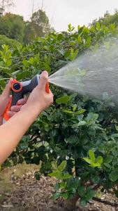 10. Functional garden garden watering gun sprinkler and water pipe combination