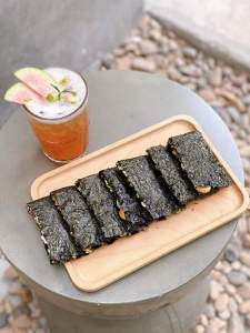 (THUẦN CHAY) Rong biển kẹp hạt 100g - Rong biển kẹp hạt giòn rụm ăn vặt ăn chay ăn kiêng healthy