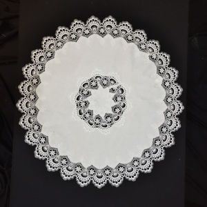 Elegant White Lace Tablecloth