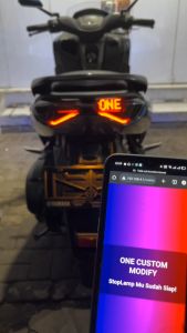 Stoplamp Running Text Animasi Nmax New 155 2020 2021 2022 2023 Lampu Rem LED Yamaha Nmax