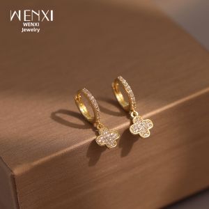 WENXI | Lucky Four-Leaf Clover High-End Luxury Earrings
