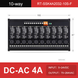 ENMG | ENMG Solid State Relay Module 5-24V DC Solid State Non-Contact Relay Module DC Control AC/DC 220V Wide voltage constant current