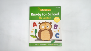 Gold Stars Ready for School Big Workbook For Kids To Learn Phonics Writing Counting With Stickers (128 Pages)
