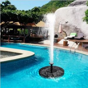 Outdoor Solar Floating Fountain Floating Solar Fountain Garden Water Fountain Pool Pond Decoration Solar Panel Powered Fountain