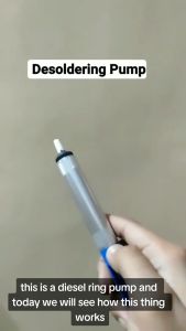 Penyedot Timah Pump Soft Handle Anti-Slip - Alat Sedot Timah Solder