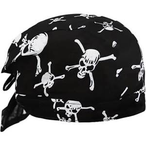 1Pcs Pirate Skull Biking Hat Head Scarf Breathable Helmet Lining Anti-Sweat UV Sports Diadem Scarf for Men and Women