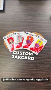 Cetak Custom Print UV Desain ID CARD JakCard PNS DKI Jakarta Name Tag