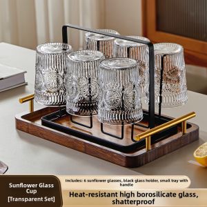 Baroquehouse | Heat-resistant Glass Cup Set for Tea