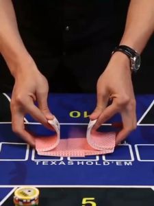 Waterproof Texas Game Poker PVC Wear-resistant Large-character Frosted Playing Card