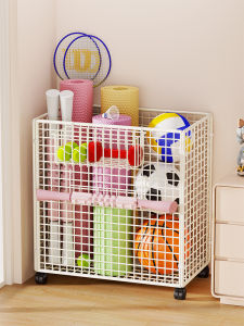 QINQI | Multipurpose Fitness Equipment Storage Rack with Wheels