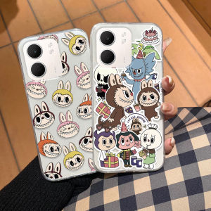 Phone Case Samsung Galaxy A56 A36 A26 A16 LTE A06 5g 2025 Popular Cute Cartoon Labubu Pattern Transparent Soft Silicone Casing Samsung A36 A56 5g Pretty Cover Case