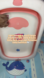 KISUBO Foldable Baby Bath Tub Bak Mandi Anak