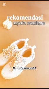 Sepatu Wanita Dewasa Sneakers Korean Style OOTD Sepatu Wanita Sekolah Viral Tiktok Terbaru 2024