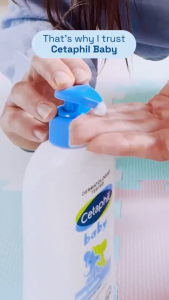 Cetaphil Baby Daily Lotion 400ml | Gentle 24H Moisturizer for Sensitive Skin | Hypoallergenic & Paraben-Free for Newborns