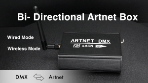 Pknight Wireless DMX Controller WiFi ArtNet sACN | USB DMX Interface 512 Channel for Stage Lighting App Control