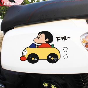 Đồ Trang Trí Xe Hơi Sáng Tạo Bằng Bút Chì Hoạt Hình Xí Nê Và Mô Tô Giảm Bằng Dụng Cụ Dán Xe Điện