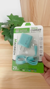 H186 NEW CANDY COLOR CHARGER DUAL OUTPUT CHARGING FOR TYPE C AND USB AVAILABLE MICRO V8 TYPE C IOS