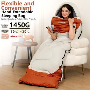 Warm Outdoors Sleeping Bag With Arm Access