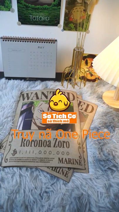 Tờ Poster Lệnh Truy Nã Team Mũ Rơm Onepiece - Wanted Poster One Piece Đảo Hải Tặc Bóc Dán MSP: TeamWanted