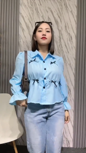 CLEA BLOUSE PITA COQUETTE /BLOUSE CLEA / KEMEJA KERUT PITA WANITA