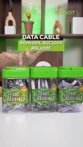 KABEL ROBOT TYPE C ORI RGC100 KABEL DATA TYPE C 2.4A 100CM COLORFUL