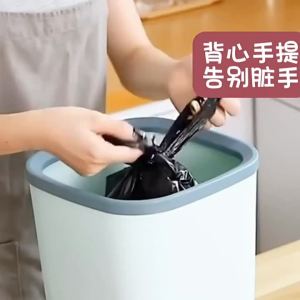 100PCS Black Vest Plastic Bag Kitchen Living Room Clean Garbage Storage Bag Takeaway Shopping Packing Garbage with Handle Bag