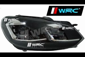 Volkswagen Golf 6 MK6 2011 - 2018 MK7 Design Double Projector Headlamp With Signal Running