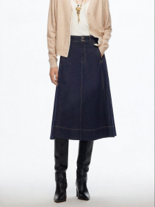 Vero Moda | Winter New Colorblock High Waist Slim A-line Skirt