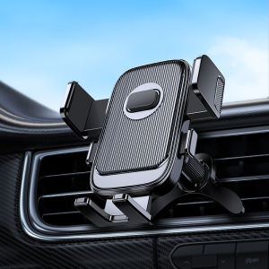 New Upgrade Car Phone Holder Mount For Air Vent Rotatable Metal Hook Car Phone Bracket Navigation Holder