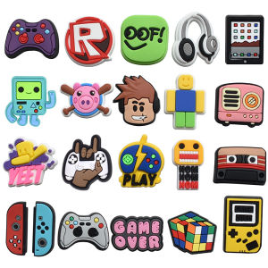 hot toys | 21Pcs Game series Shoe Charms Pin for Clog Sandal Accessories DIY Shoes Decoration Wristband Men Women Boy Party X-mas Gifts