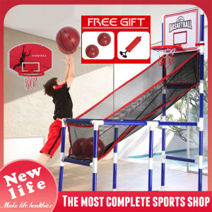 【COD】Childrens basketball toys Basketball hoop Household basketball hoop Shooting basketball rack Childrens basketball hoop Outdoor Sport Basketball Ring toys fun kids basketball arcade game Mini Indoor Basketball Stand Set Shooting Toys Basketball Game