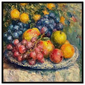 Tranh tĩnh vật hoa quả. Tranh treo tường dán tường sơn dầu tranh trí canvas. CGI-1491