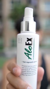 [แพ็กสุดคุ้ม] AloEx Organic Hair Serum 120 ml. 3 ขวด เซรั่มบำรุงหนังศีรษะและเส้นผม ลดผมขาดร่วง ฟื้นผมหนาแข็งแรง