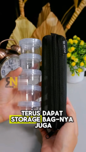 ISE MOUNT Set 5 Pcs Tempat Bumbu Camping Seasoning Box Campervan Plus Storage BAG