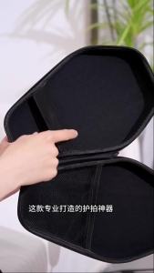 1pcs Table Tennis Racket Bags EVA Hard Shell Waterproof Dustproof Table Tennis Paddles Box Case Storage Bag With Hand Strap good