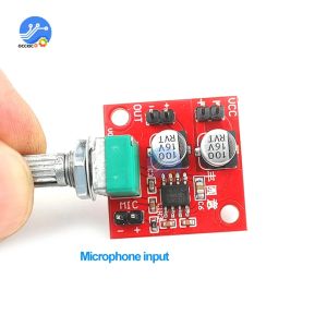 Module Microphone Mini MiC Pre Amplifier DC 5 - 12V LM 386 Gain 20- 200