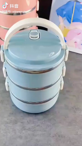 K5087 三层保温饭盒 three-layer insulated lunch box
