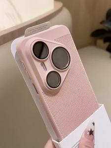 Retro Heat Dissipation Texture Mesh Grid Case For Huawei Pura 90 80 70 60 Pro Max Plus Luxury Rugged Slim Shockproof Armor Cover