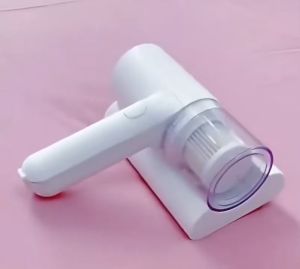 Dust Suction Mite Remover Vacuum Cleaner 99.9% UV-C Sterilizer 10000PA Powerful Suction Anti Dust Mite Removal Mite Removal Device UV Sterilizer - Handheld Vacuum Cleaner Mite Removal Hand Tool - with UV and HEPA Filter - for Beds and Sofas Avoid Asthma