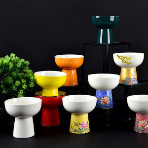 Bát Tráng Men Thời Trang Có Chân Cao Bát Sữa Chua Bát Tráng Men Có Chân Cao Bát Tráng Men Hình Tròn Bát Tráng Men Dùng Hàng Ngày