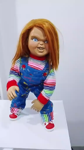 Good Guy Chucky Doll Childs Play Angry Version Life Size Move Base 30 Inches Collectible