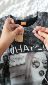 ล่าสุด เสื้อยืด Cotton สกรีนสีพลาสติกซอลลาย WhatS Up ผ้านุ่มสบาย ราคาปลีก ส่งสินค้าพร้อมทุกวัน