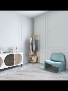 Eurosofa Corner Hanger Floor Bedroom Room Hanging Clothes Rack Corner Storage Artifact Dirty Clothes Basket Master Bedroom Coat Rack