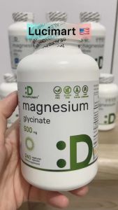 Viên uống Magnesium Glycinate 500mg / 1000mg / Citrate Deal Supplement hỗ trợ cơ xương tim mạch hũ 240 viên [Hàng Mỹ]
