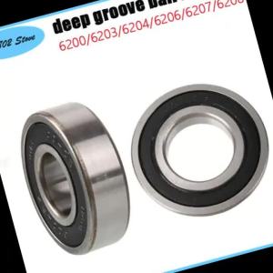 Replacement Parts New Deep Groove Ball Bearings 6200 6203 6204 6206 6207 6208 Electric Vehicle Front and Rear Wheel Bearings