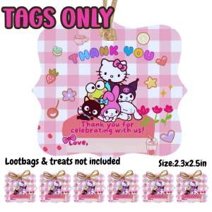 30pcs My Melody Theme Birthday Party Loot Bags  Treat Bags  Favor Bags  Plastics