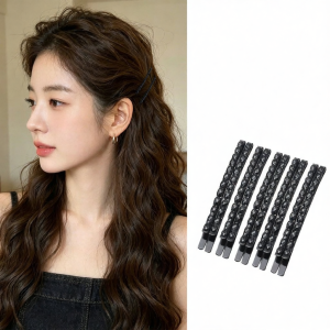 Invisible Hair Clip Black Thick Long Side Clamp Bangs Keeper