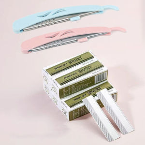 Professional Eyebrow Shaping Razor Womens Safety Type Eyebrow Tool Kit Makeup Artist Essential Beginner Friendly
